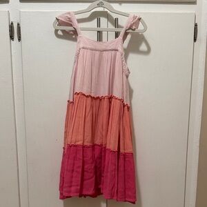 French Connection Kids Dress in Pink and Coral